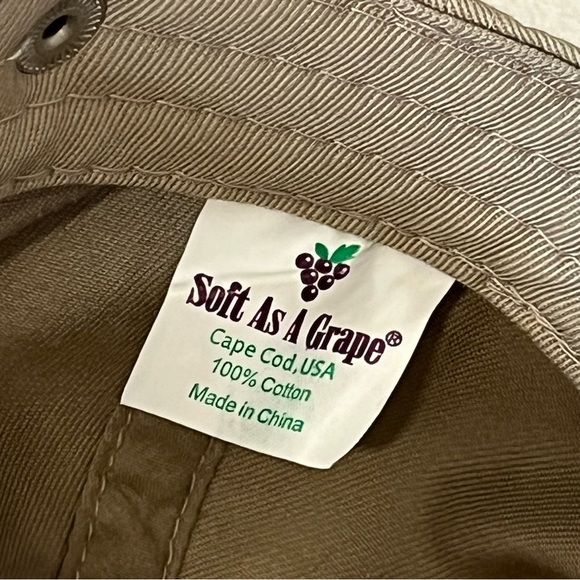 Cape Cod Nautical Flag Adjustable Khaki Cotton Yachting Cap - Picture 4 of 14